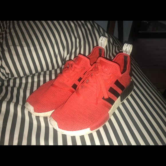 Red Adidas NMD size 11 1/2 - Picture 2 of 3